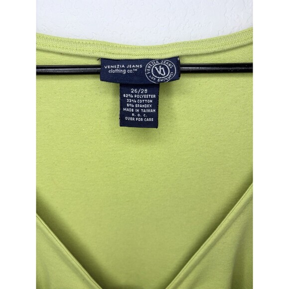 Lane Bryant Venezia Olive Green Sleeveless Maxi Dress Size 26/28 4X - Picture 8 of 9